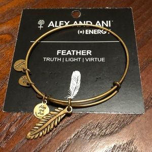 Alex and ani feather bangle